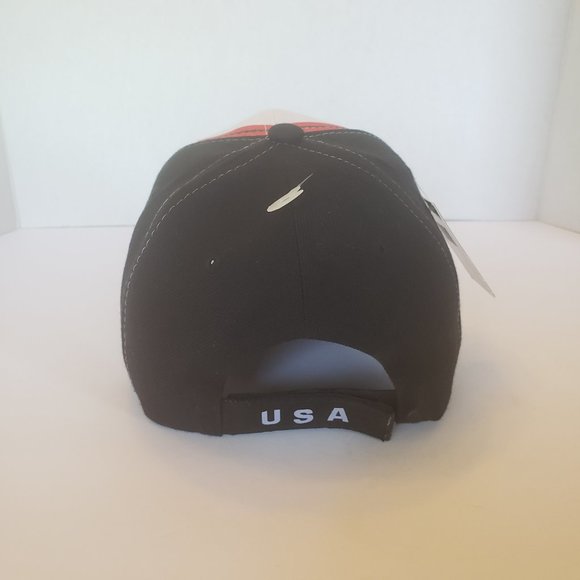 USA Patriotic Eagle US Flag Adjustable Cap Hat NWT - Picture 3 of 7